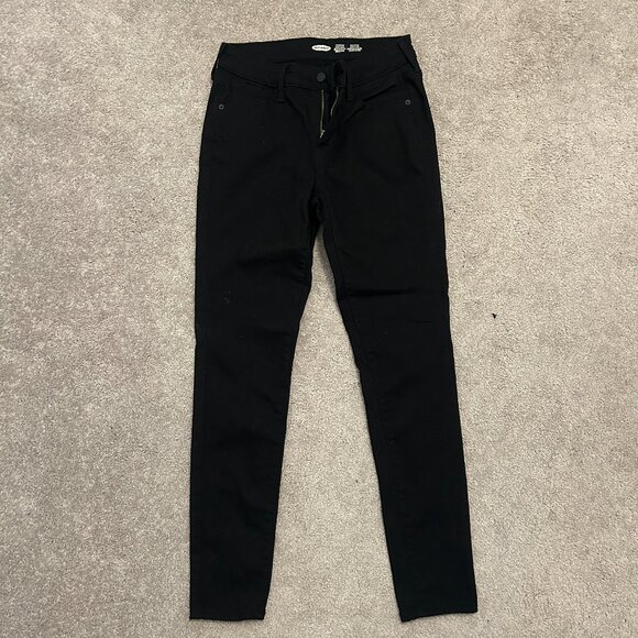 Old Navy Rockstar Super Skinny Jeans – Black Built-In Sculpt | Size 6 - Picture 1 of 1